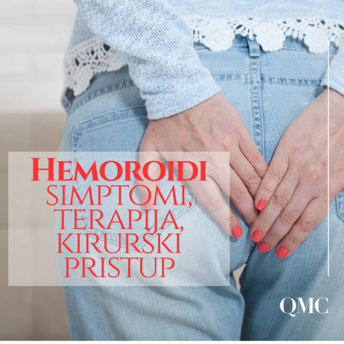 Hemoroidi simptomi, terapija, kirurški pristup